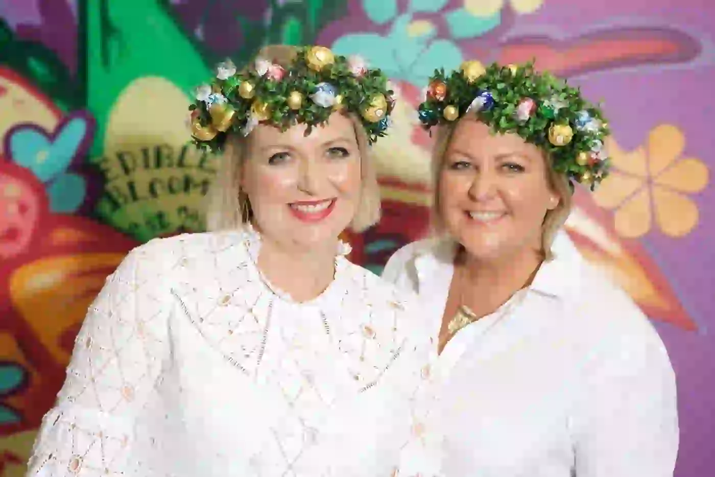 Blossoming business success: The Edible Blooms story - Kelly-and-Abbey-flower-pair