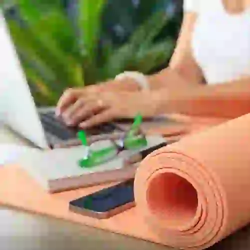 Welcome wellness into the workplace - Yoga-mat-wellbeing-hero-pod