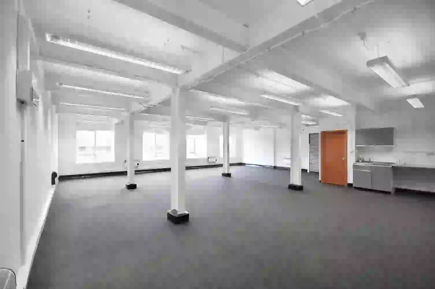 Office space to rent at The Biscuit Factory, Drummond Road, London, unit TB.A402A, 1438 sq ft (133 sq m).