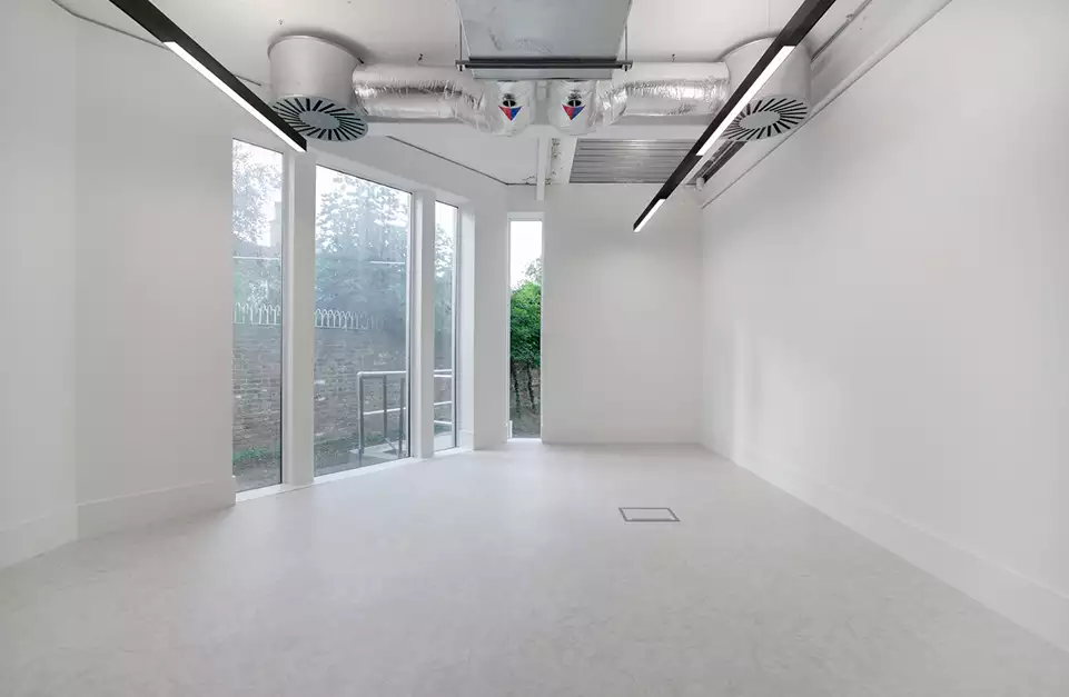 Office space to rent at Edinburgh House, 170 Kennington Lane, London, unit KL.G08, 253 sq ft (23 sq m).