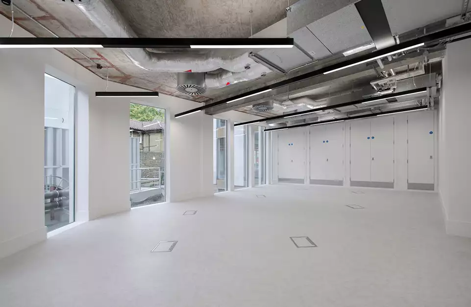 Office space to rent at Edinburgh House, 170 Kennington Lane, London, unit KL.G13, 597 sq ft (55 sq m).
