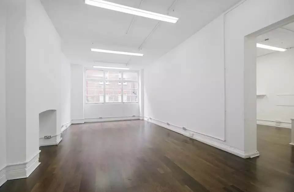Office space to rent at Archer Street Studios, 10/11 Archer Street, Soho, London, unit AE.05/06, 775 sq ft (71 sq m).