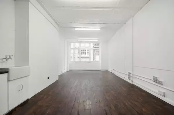 Office space to rent at Archer Street Studios, 10/11 Archer Street, Soho, London, unit AE.17, 778 sq ft (72 sq m).
