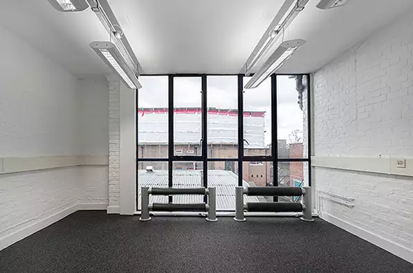 Office space to rent at Barley Mow Centre, 10 Barley Mow Passage, Chiswick, London, unit BM14.3.03, 213 sq ft (19 sq m).