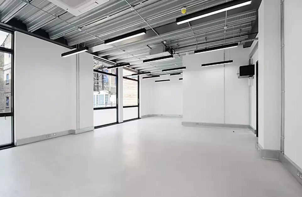 Office space to rent at Barley Mow Centre, 10 Barley Mow Passage, Chiswick, London, unit BM1S.10, 611 sq ft (56 sq m).