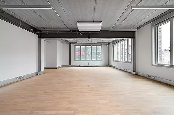 Office space to rent at Brickfields, 37 Cremer Street, London, unit BK.101, 716 sq ft (66 sq m).