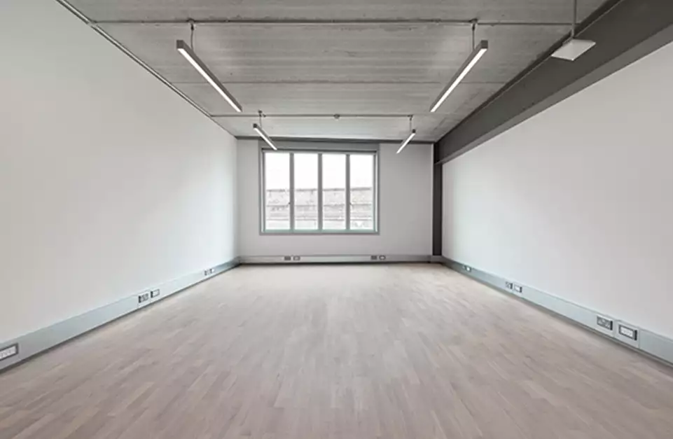 Office space to rent at Brickfields, 37 Cremer Street, London, unit BK.105, 479 sq ft (44 sq m).