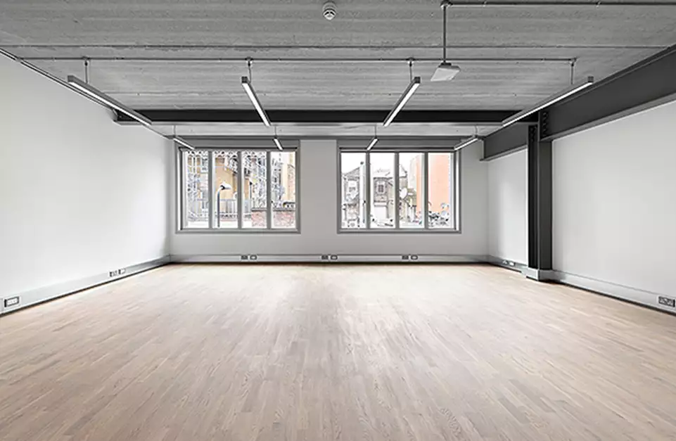 Office space to rent at Brickfields, 37 Cremer Street, London, unit BK.118, 600 sq ft (55 sq m).