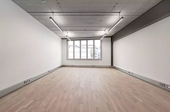 Office space to rent at Brickfields, 37 Cremer Street, London, unit BK.407, 409 sq ft (37 sq m).