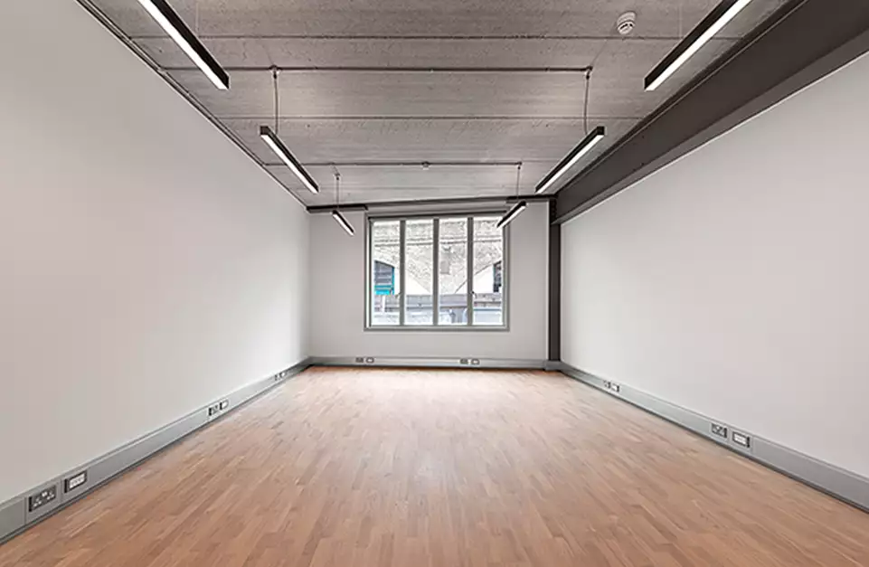 Office space to rent at Brickfields, 37 Cremer Street, London, unit BK.G03, 496 sq ft (46 sq m).