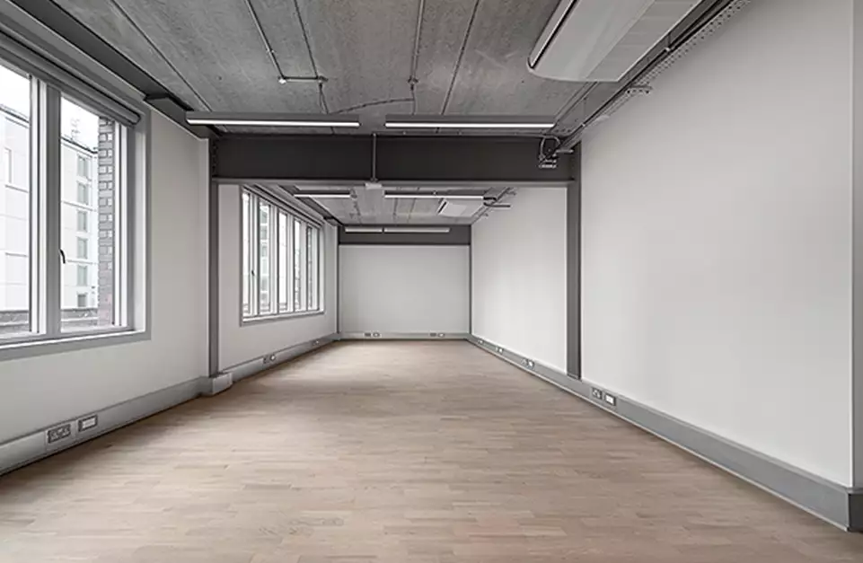Office space to rent at Brickfields, 37 Cremer Street, London, unit BK.207, 590 sq ft (54 sq m).