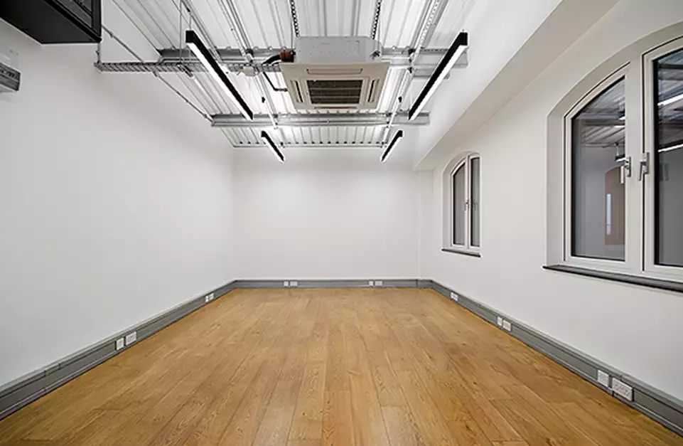 Office space to rent at Canalot Studios, 222 Kensal Road, Westbourne Park, London, unit CN.411, 303 sq ft (28 sq m).