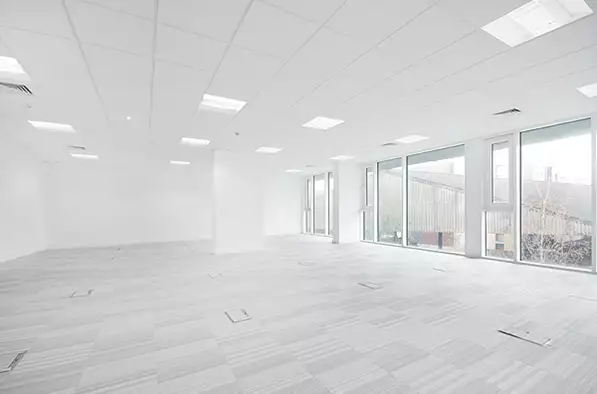 Office space to rent at Cannon Wharf, Pell Street, Surrey Quays, London, unit CF.203, 1065 sq ft (98 sq m).