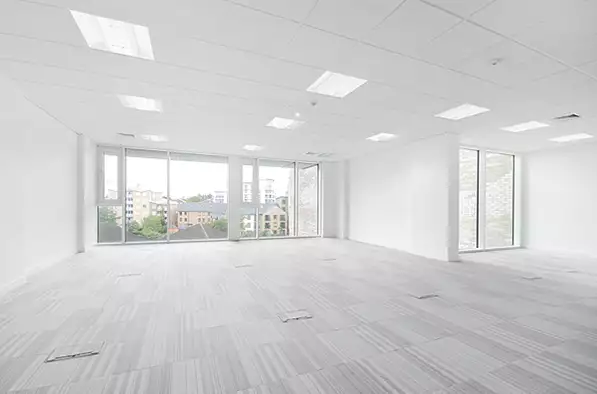 Office space to rent at Cannon Wharf, Pell Street, Surrey Quays, London, unit CF.404, 889 sq ft (82 sq m).