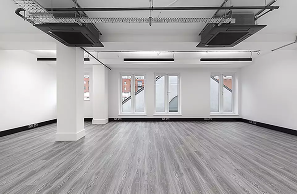 Office space to rent at Cargo Works, 1 - 2 Hatfields, Waterloo, London, unit ET.4.07, 568 sq ft (52 sq m).