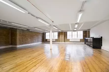 Office space to rent at Clerkenwell Workshops, 27/31 Clerkenwell Close, Farringdon, London, unit CS.302, 824 sq ft (76 sq m).