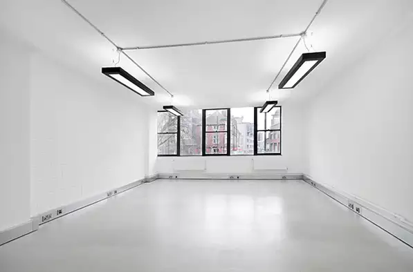 Office space to rent at E1 Studios, 3-15 Whitechapel Road, London, unit NH.109, 434 sq ft (40 sq m).