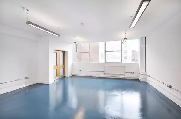 Office space to rent at E1 Studios, 3-15 Whitechapel Road, London, unit NH.201, 437 sq ft (40 sq m).