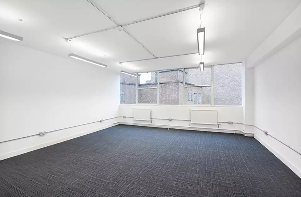 Office space to rent at E1 Studios, 3-15 Whitechapel Road, London, unit NH.310, 415 sq ft (38 sq m).