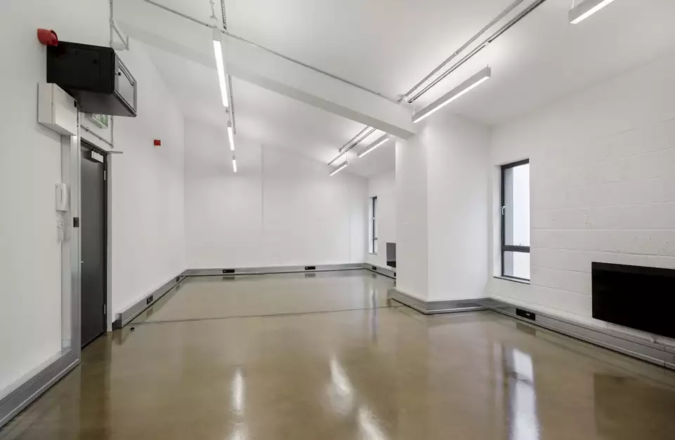 Office space to rent at East London Works, 75  Whitechapel Road, London, unit WH3.27/28, 511 sq ft (47 sq m).