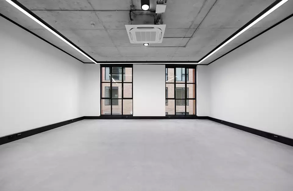 Office space to rent at The Frames, 1 Phipp Street, London, unit FR.110, 603 sq ft (56 sq m).