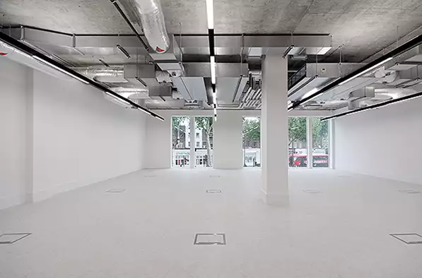 Office space to rent at Edinburgh House, 170 Kennington Lane, London, unit KL.103, 1052 sq ft (97 sq m).