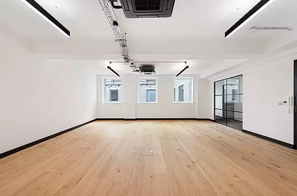 Office space to rent at Fleet Street, 154 - 160 Fleet Street, Blackfriars, London, unit FS.402, 532 sq ft (49 sq m).