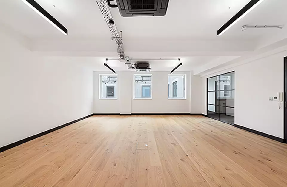 Office space to rent at Fleet Street, 154 - 160 Fleet Street, Blackfriars, London, unit FS.402, 532 sq ft (49 sq m).