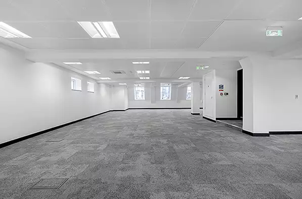 Office space to rent at Fleet Street, 154 - 160 Fleet Street, Blackfriars, London, unit FS.500, 1571 sq ft (145 sq m).