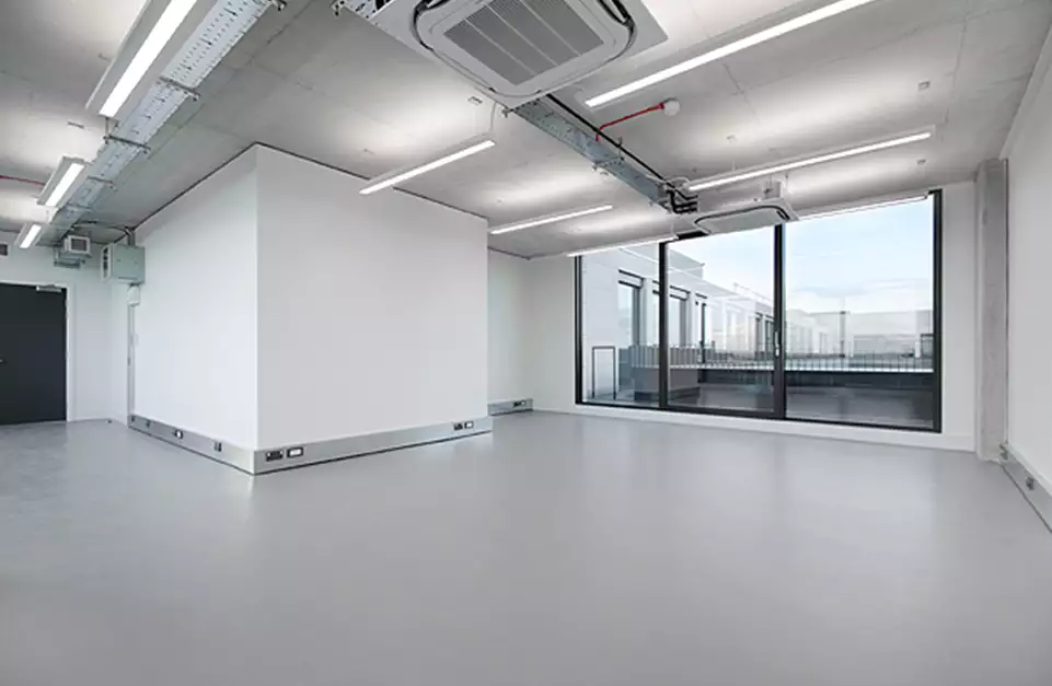 Office space to rent at Grand Union Studios, 332 Ladbroke Grove, London, unit GU.5.18, 622 sq ft (57 sq m).