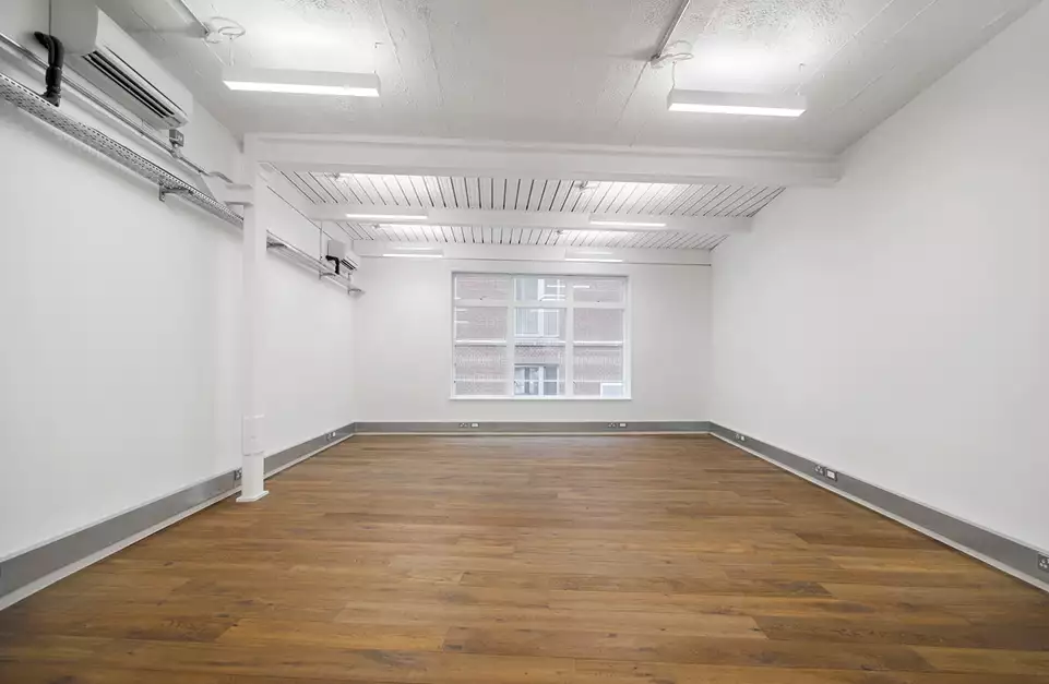 Office space to rent at The Record Hall, 16-16A Baldwins Gardens, London, unit RH.118, 513 sq ft (47 sq m).