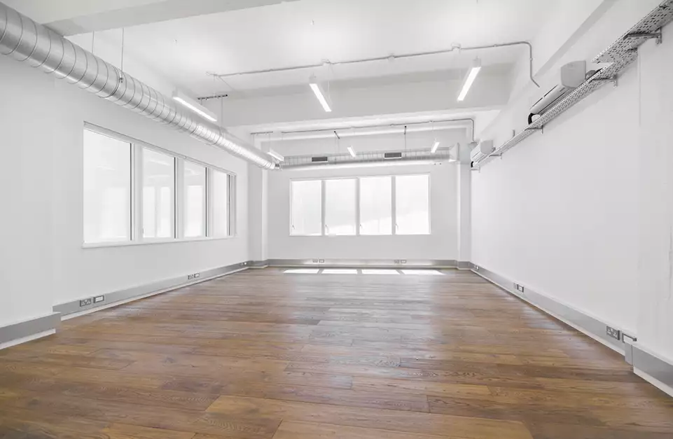 Office space to rent at The Record Hall, 16-16A Baldwins Gardens, London, unit RH.G02, 622 sq ft (57 sq m).