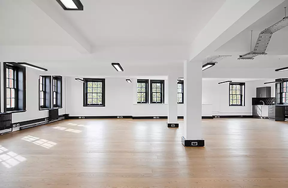 Office space to rent at Kennington Park, 1 -3 Brixton Road, Oval, London, unit KP.LH102, 1791 sq ft (166 sq m).