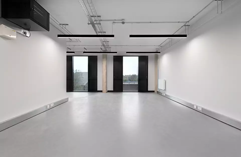 Office space to rent at Lock Studios, 7 Corsican Square, London, unit LK.301, 444 sq ft (41 sq m).