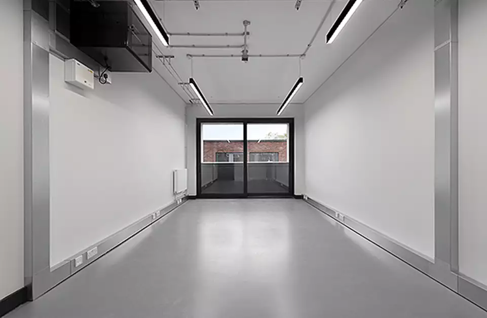 Office space to rent at Lock Studios, 7 Corsican Square, London, unit LK.215, 281 sq ft (26 sq m).
