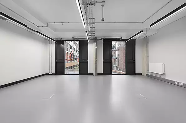 Office space to rent at Lock Studios, 7 Corsican Square, London, unit LK.105, 648 sq ft (60 sq m).