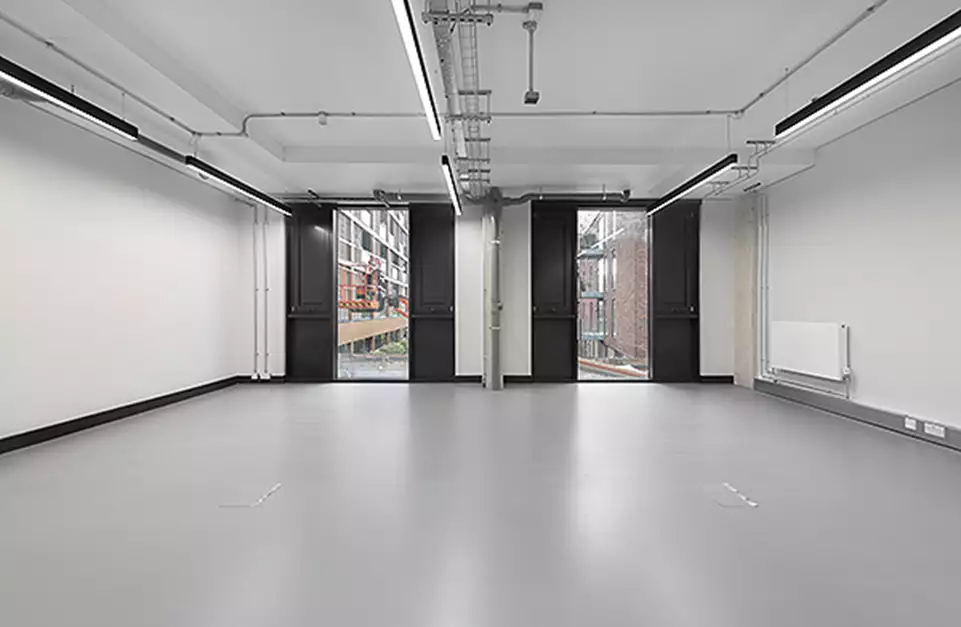 Office space to rent at Lock Studios, 7 Corsican Square, London, unit LK.105, 648 sq ft (60 sq m).