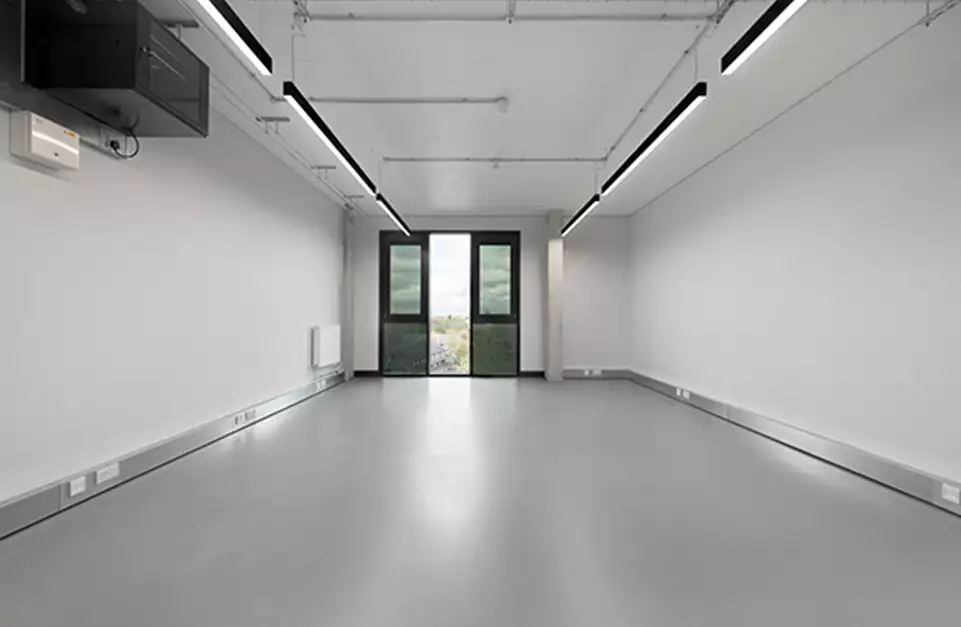 Office space to rent at Lock Studios, 7 Corsican Square, London, unit LK.504, 740 sq ft (68 sq m).