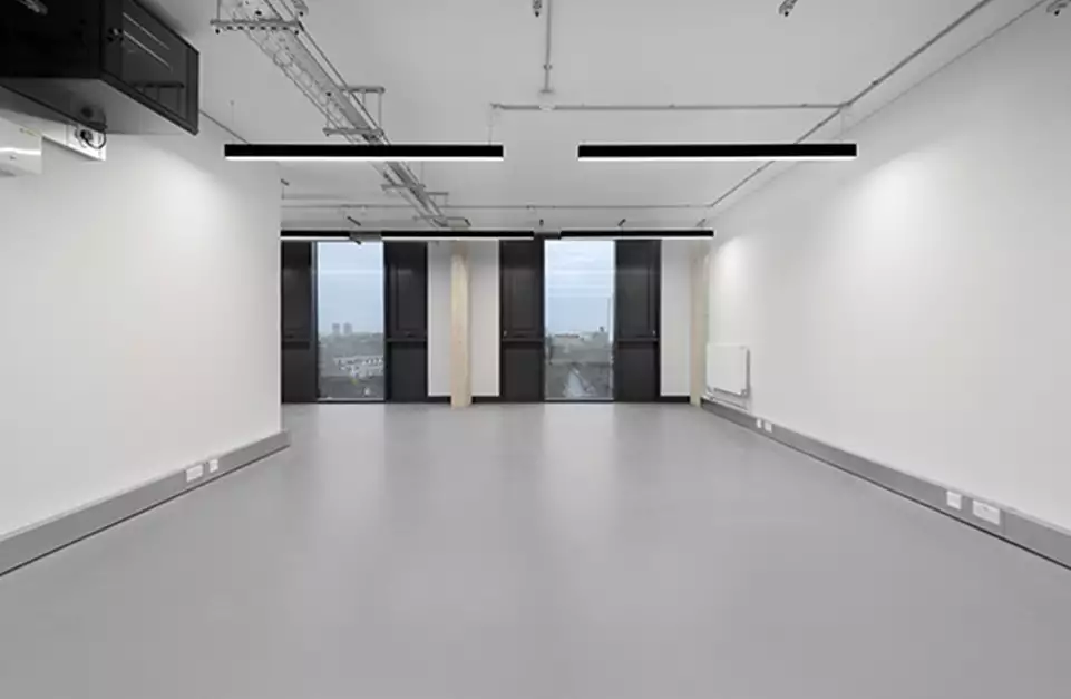 Office space to rent at Lock Studios, 7 Corsican Square, London, unit LK.604, 751 sq ft (69 sq m).