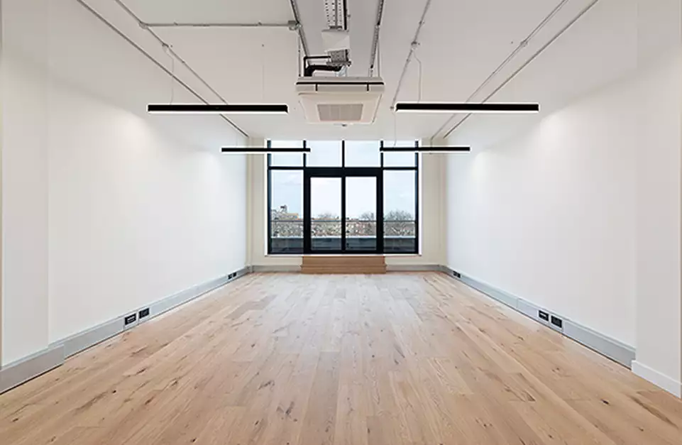 Office space to rent at Mare Street Studios, 203/213 Mare Street, Hackney, London, unit MS.406, 400 sq ft (37 sq m).