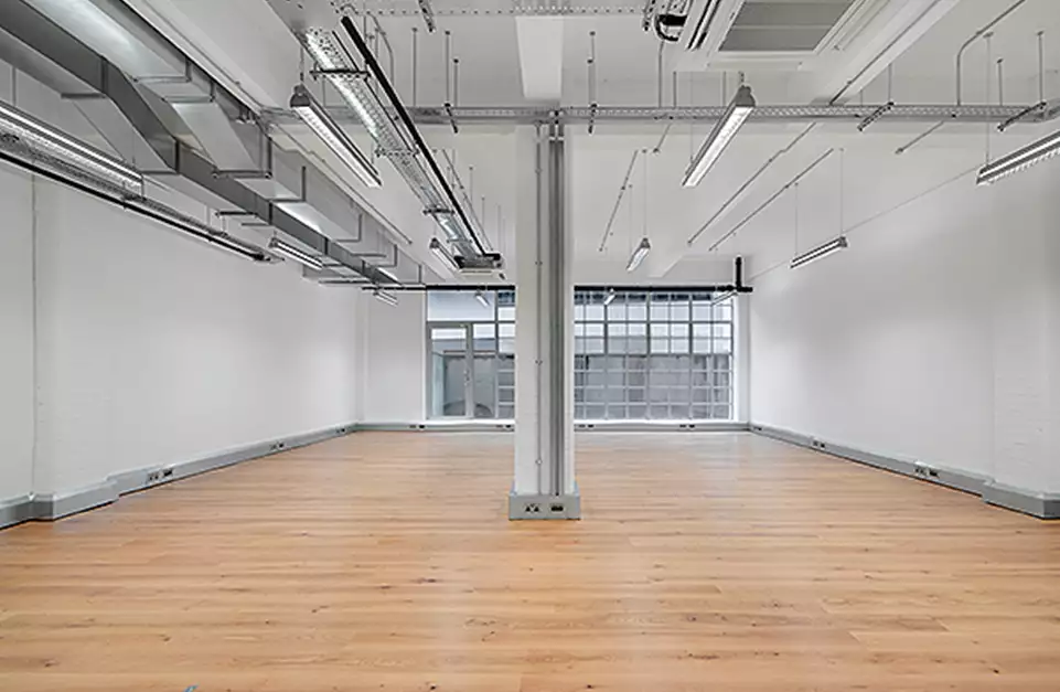 Office space to rent at Metal Box Factory, 30 Great Guildford Street, Borough, London, unit GG.008, 1233 sq ft (114 sq m).