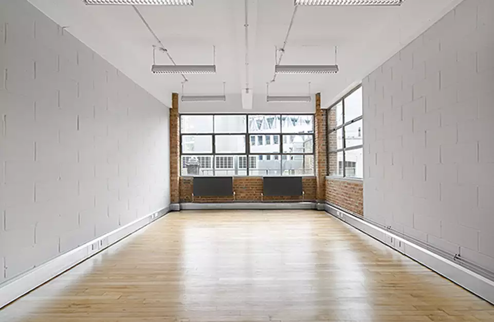 Office space to rent at Metal Box Factory, 30 Great Guildford Street, Borough, London, unit GG.231, 366 sq ft (34 sq m).