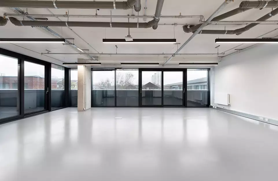 Office space to rent at Lock Studios, 7 Corsican Square, London, unit LK.201, 871 sq ft (80 sq m).
