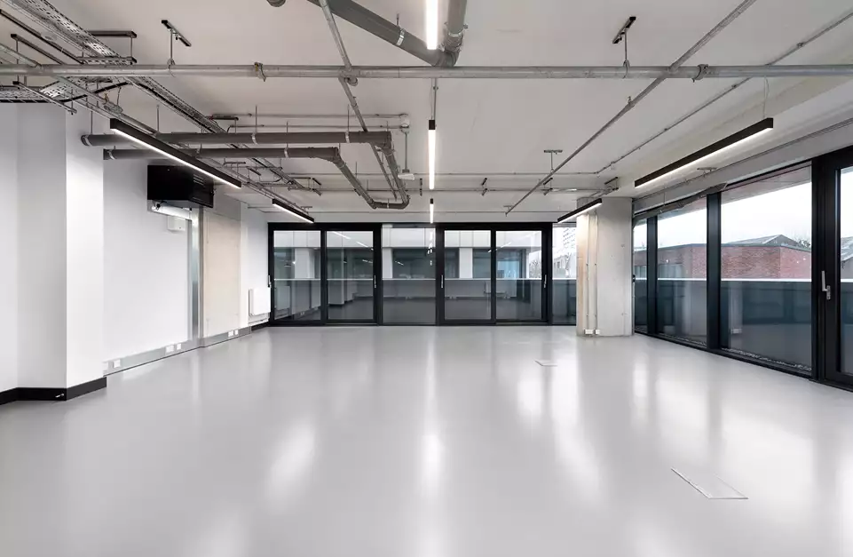 Office space to rent at Lock Studios, 7 Corsican Square, London, unit LK.201, 871 sq ft (80 sq m).