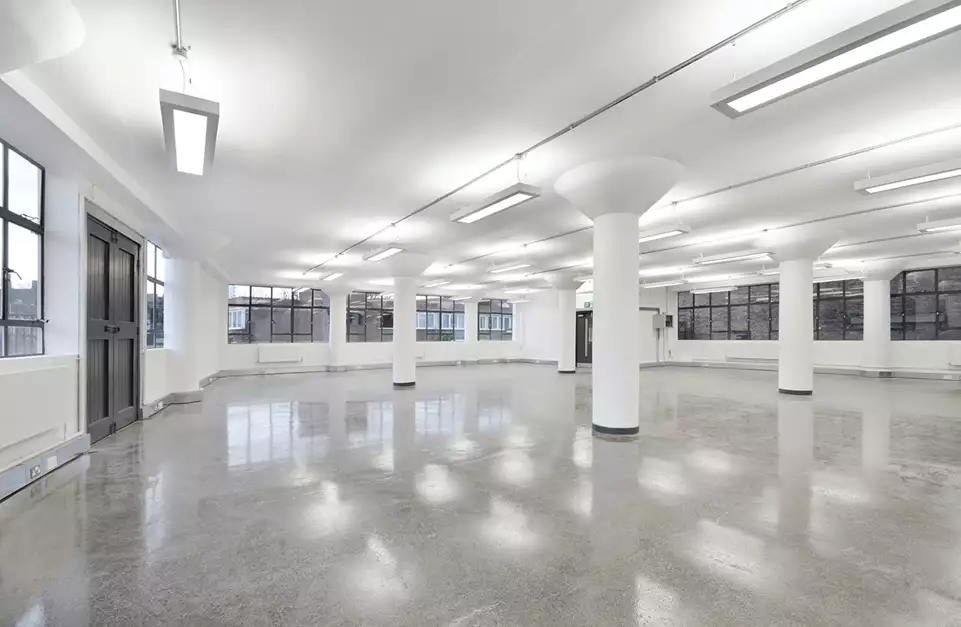 Office space to rent at The Leather Market, Weston Street, London, unit LMTR.G01, 2370 sq ft (220 sq m).