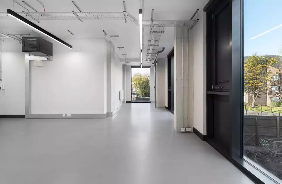 Office space to rent at Lock Studios, 7 Corsican Square, London, unit LK.113, 572 sq ft (53 sq m).