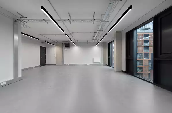 Office space to rent at Lock Studios, 7 Corsican Square, London, unit LK.404, 739 sq ft (68 sq m).