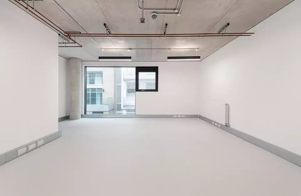 Office space to rent at The Light Bulb, 1 Filament Walk, Wandsworth, London, unit LU.124, 389 sq ft (36 sq m).