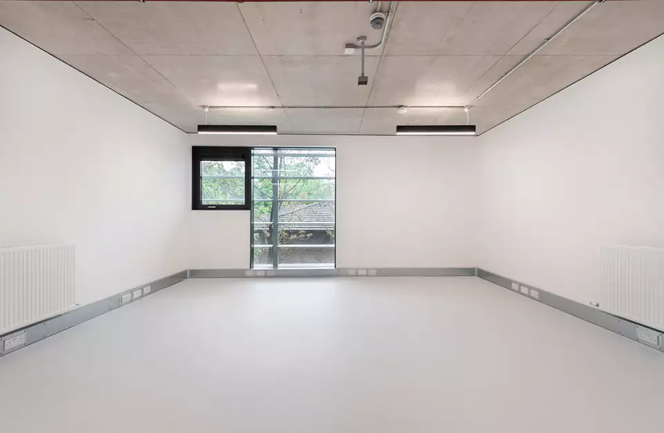 Office space to rent at The Light Bulb, 1 Filament Walk, Wandsworth, London, unit LU.130, 361 sq ft (33 sq m).
