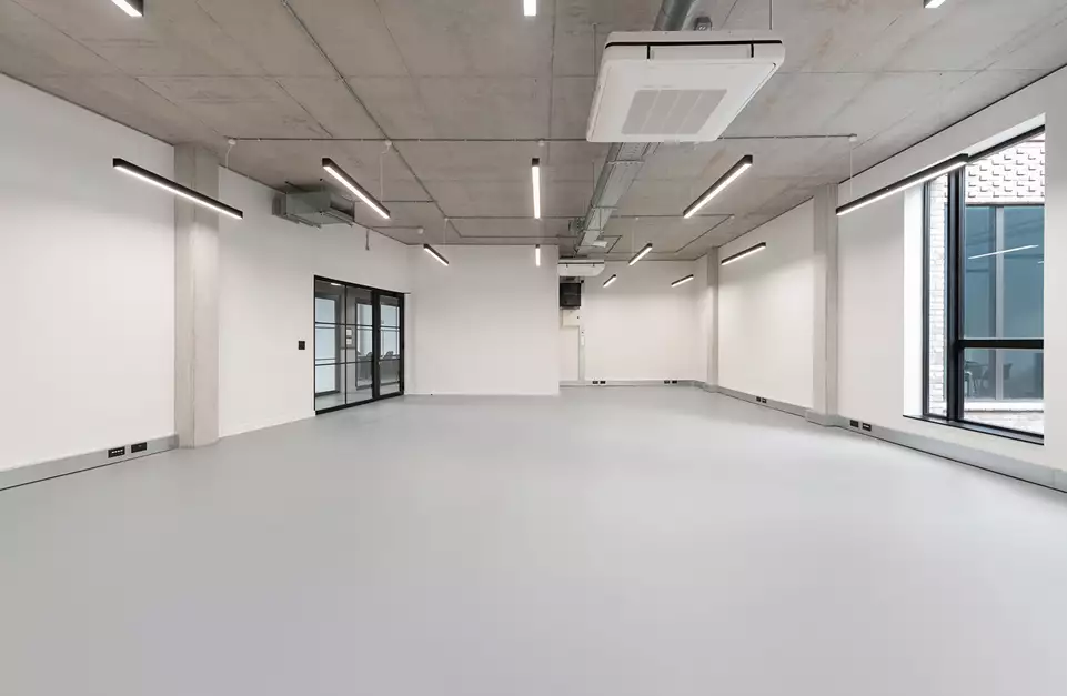 Office space to rent at Mare Street Studios, 203/213 Mare Street, Hackney, London, unit MS.121, 1103 sq ft (102 sq m).